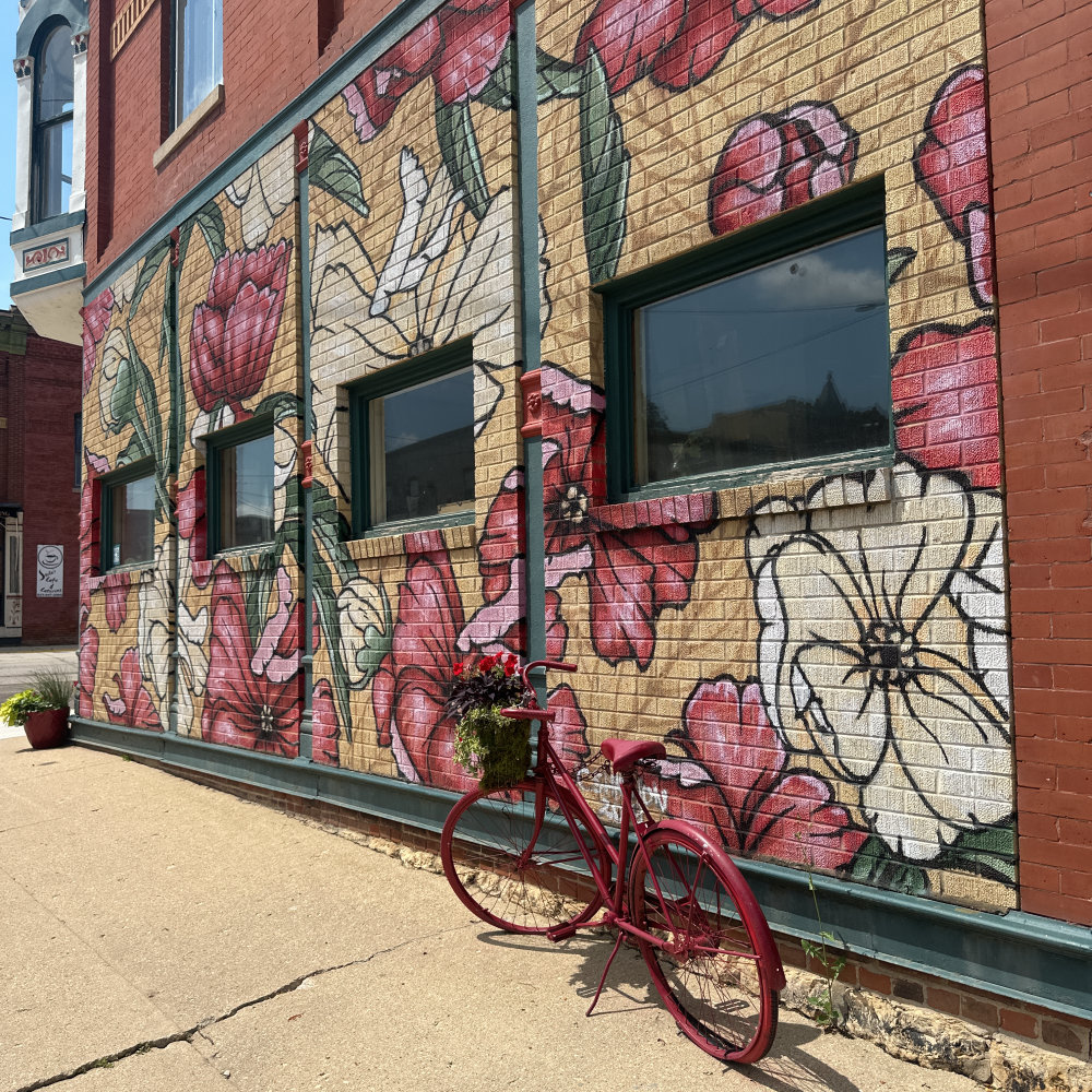 mural in Stockton by artist unknown.