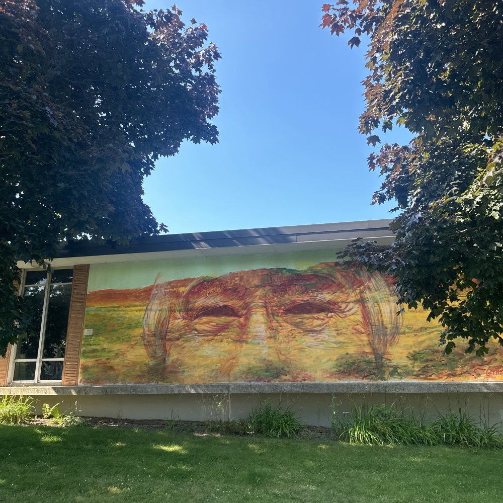 mural in Sheboygan by artist unknown.