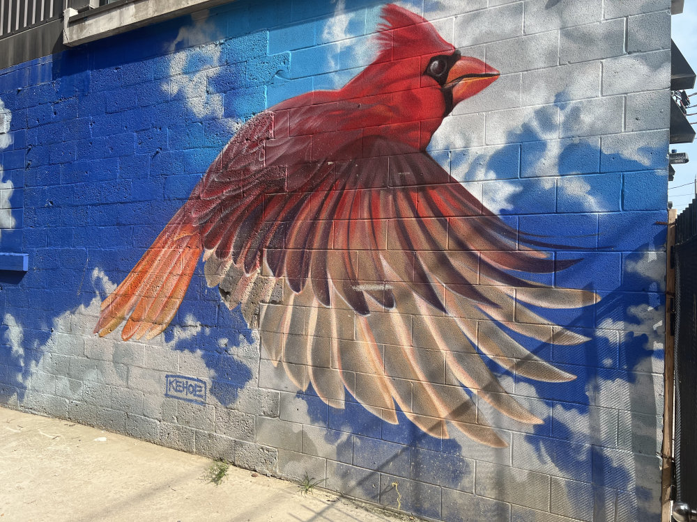 mural in Windsor by artist unknown.