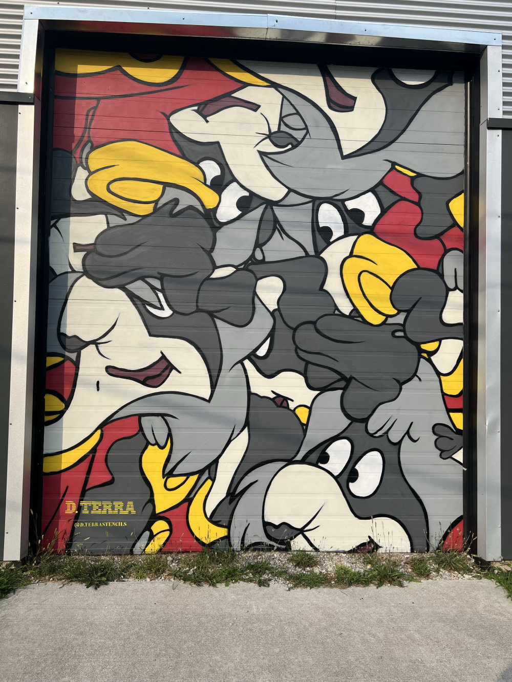 mural in Windsor by artist unknown.