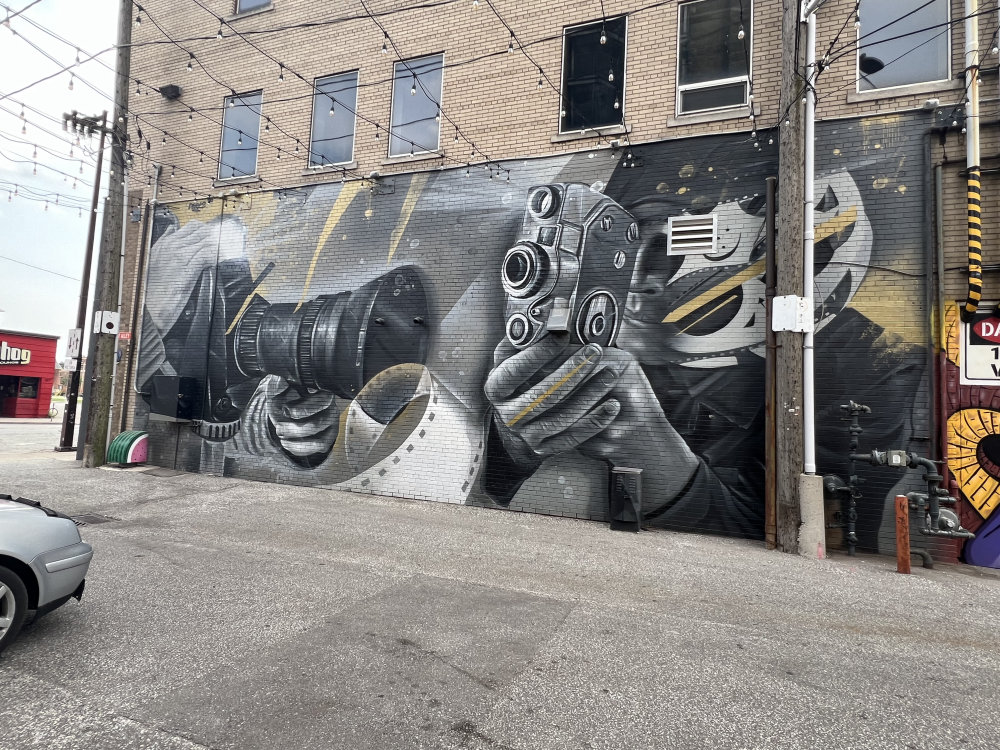 mural in Windsor by artist unknown.