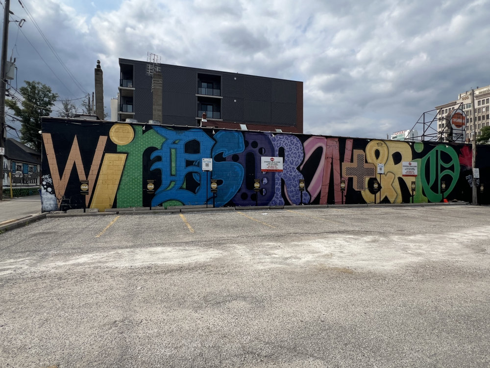 mural in Windsor by artist unknown.