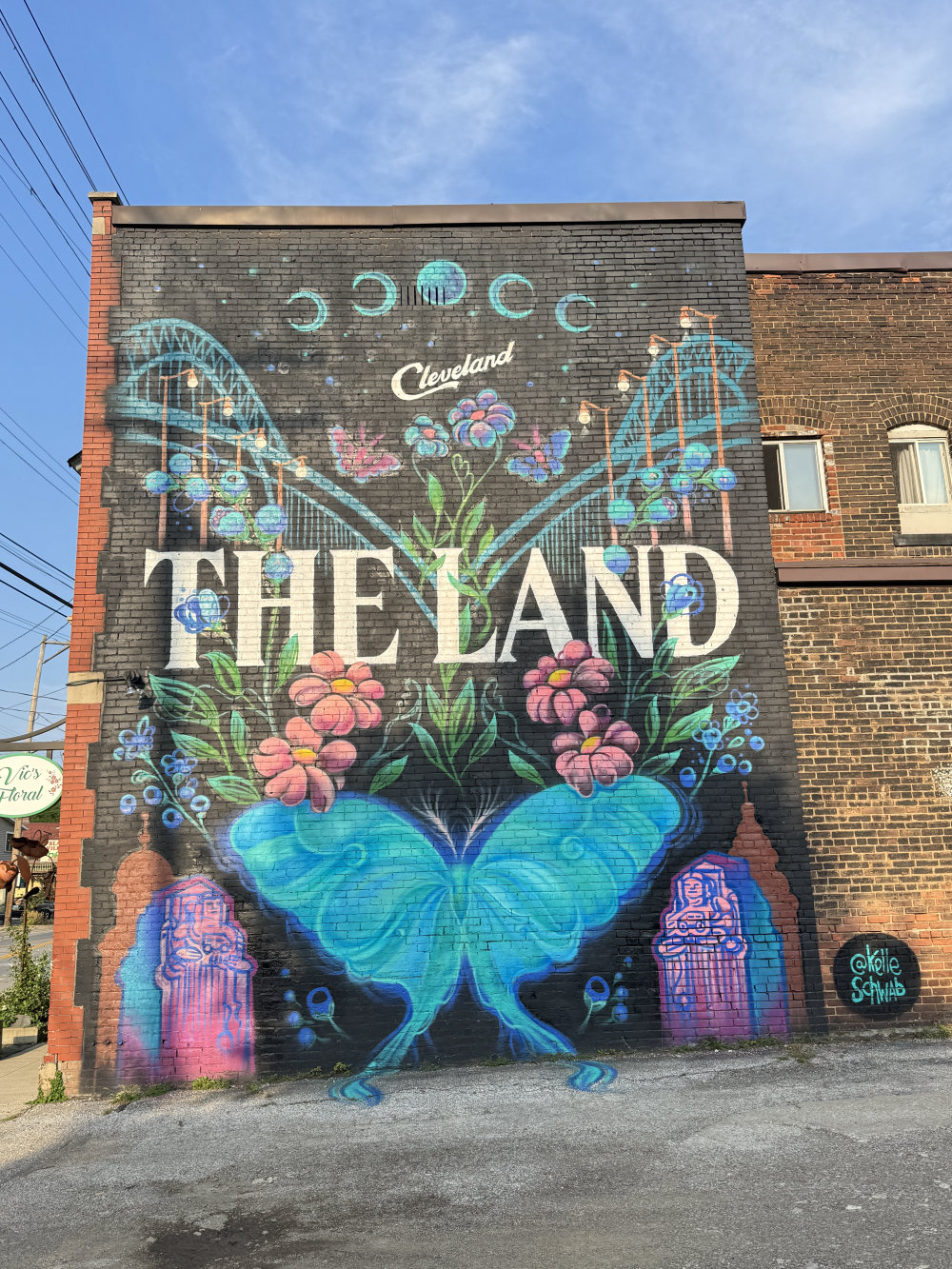 mural in Cleveland by artist Kelle Schwab.