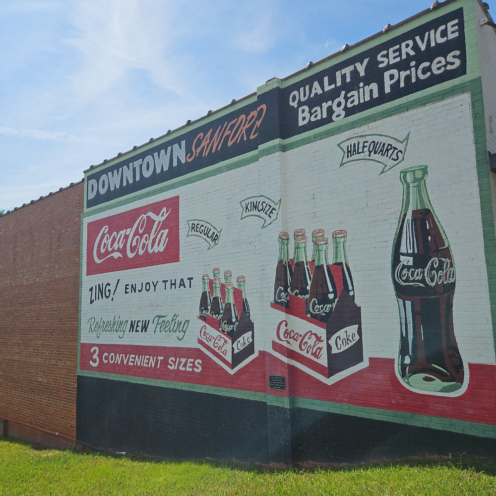 mural in Sanford by artist unknown.