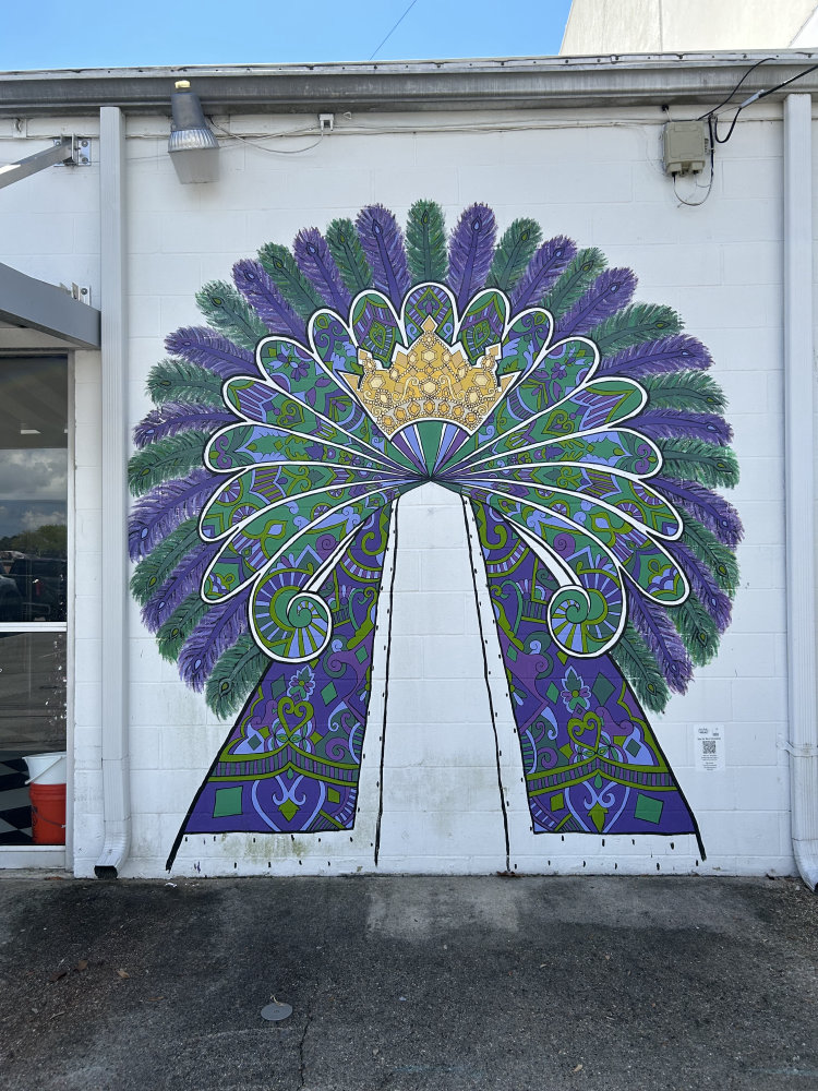 mural in Biloxi by artist unknown.