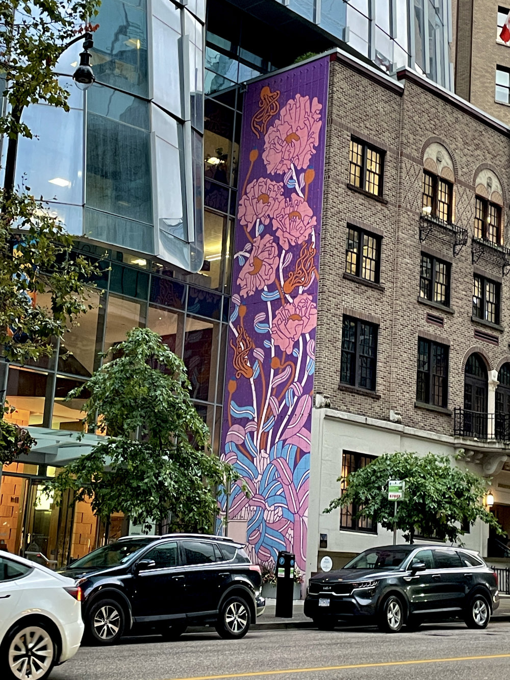 mural in Vancouver by artist unknown.