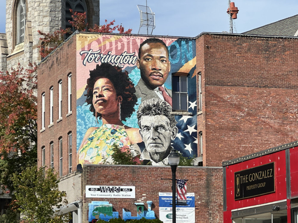 mural in Torrington by artist unknown.