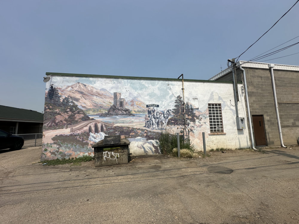 mural in Moose Jaw by artist unknown.