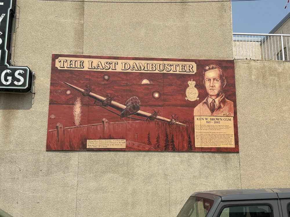 mural in Moose Jaw by artist unknown.