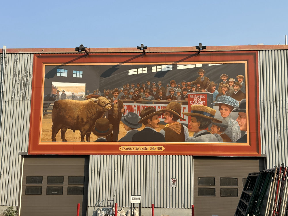 mural in Calgary by artist unknown.