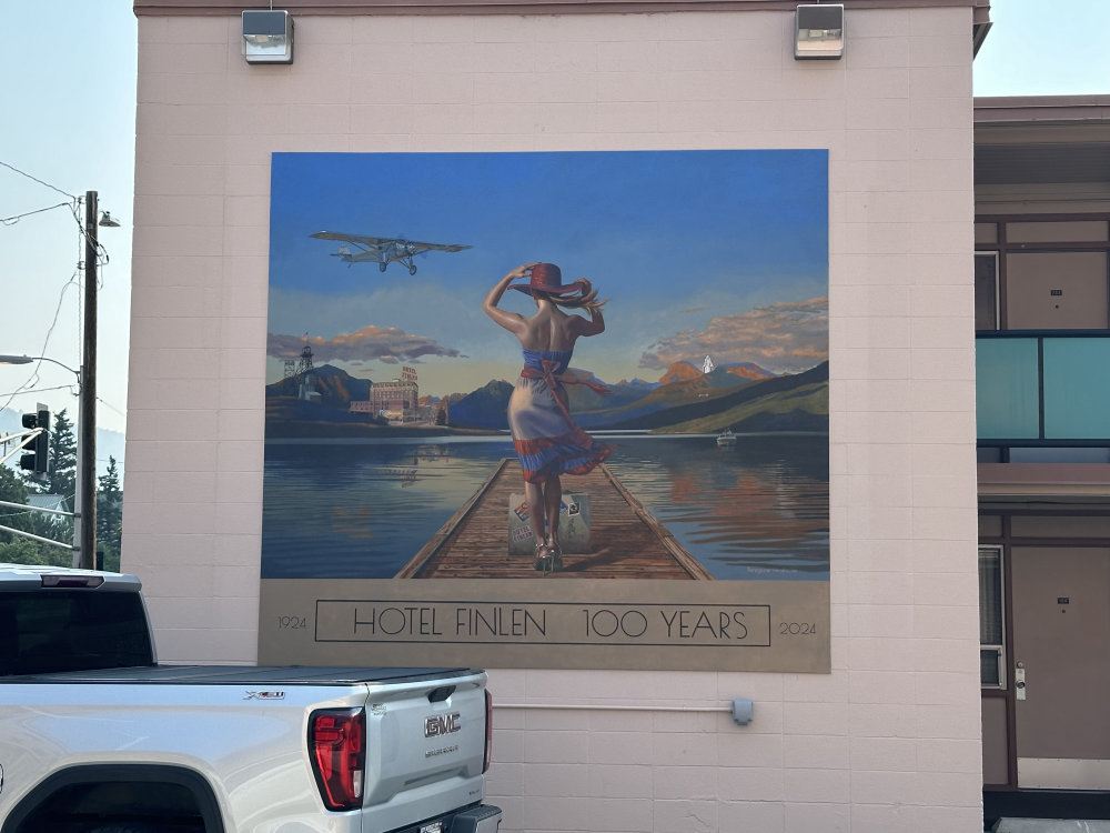 mural in Butte by artist unknown.