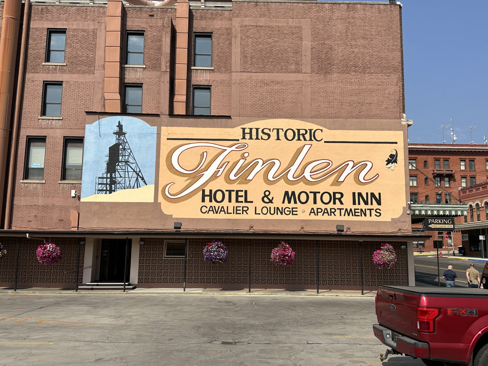 mural in Butte by artist unknown.