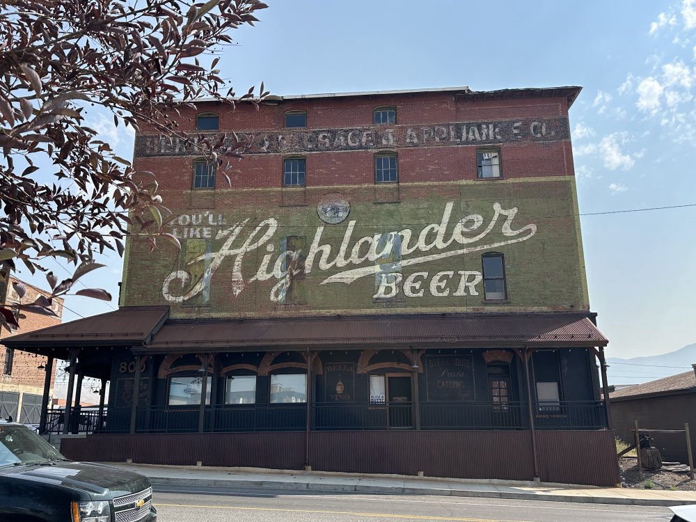 mural in Butte by artist unknown.