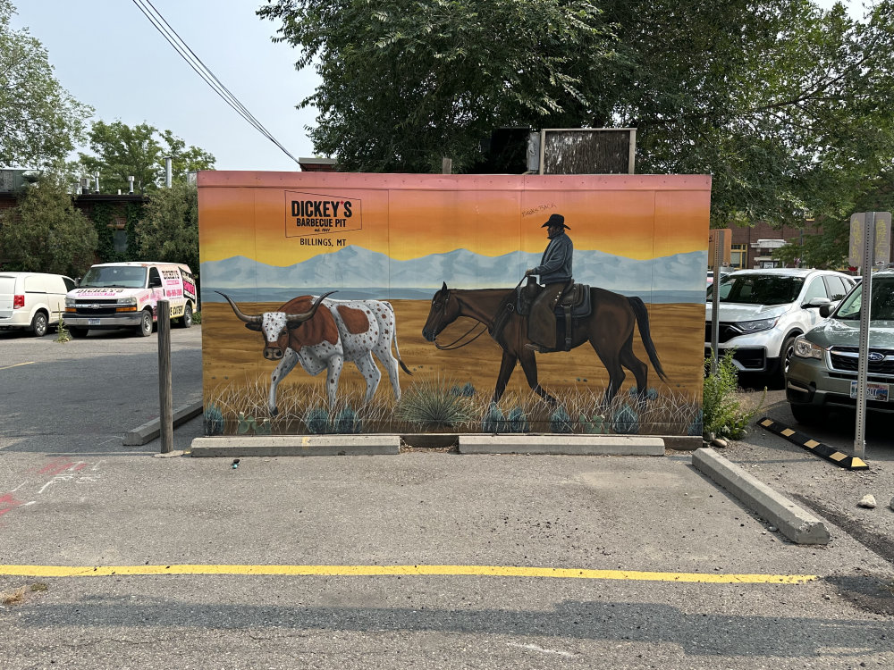 mural in Billings by artist unknown.