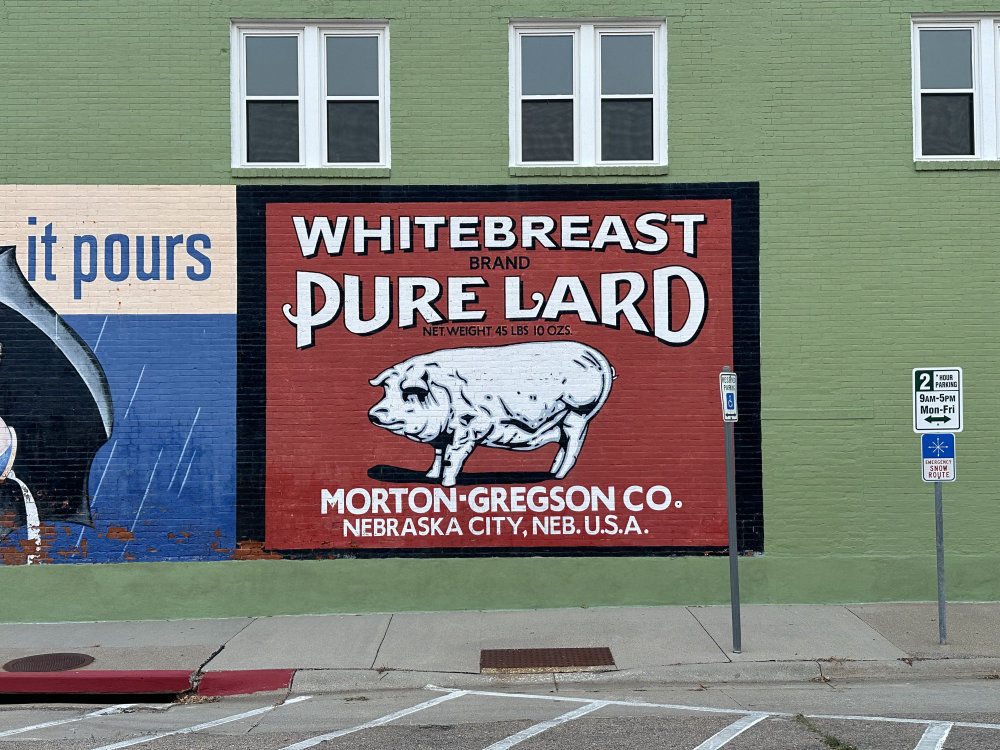 mural in Nebraska City by artist unknown.