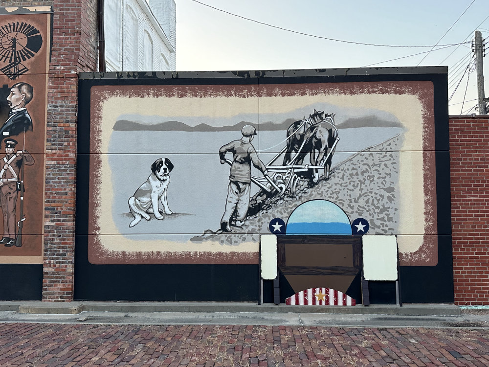 mural in Nebraska City by artist unknown.