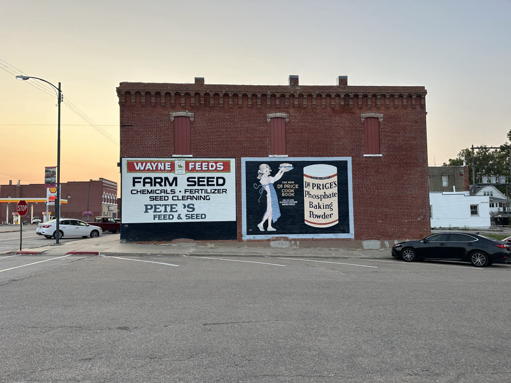 mural in Nebraska City by artist unknown.