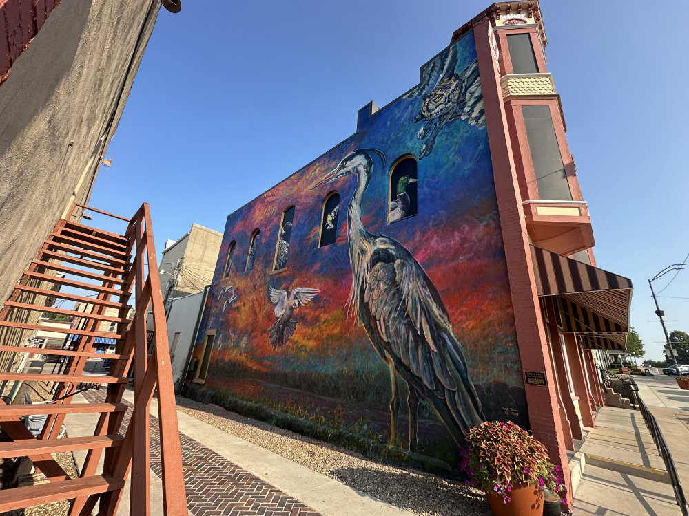 mural in Corning by artist unknown.