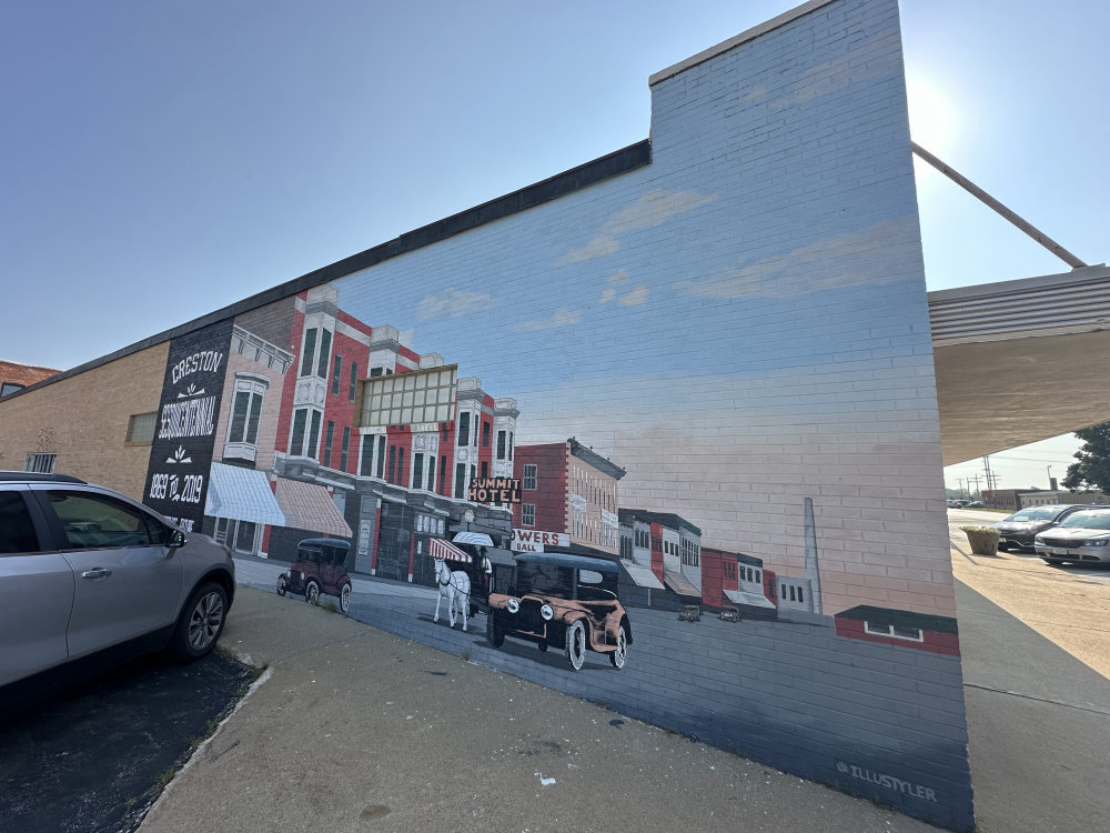 mural in Creston by artist unknown.