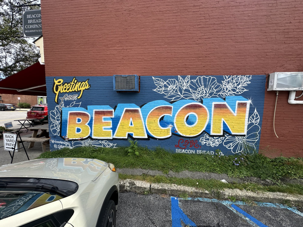 mural in Beacon by artist unknown.