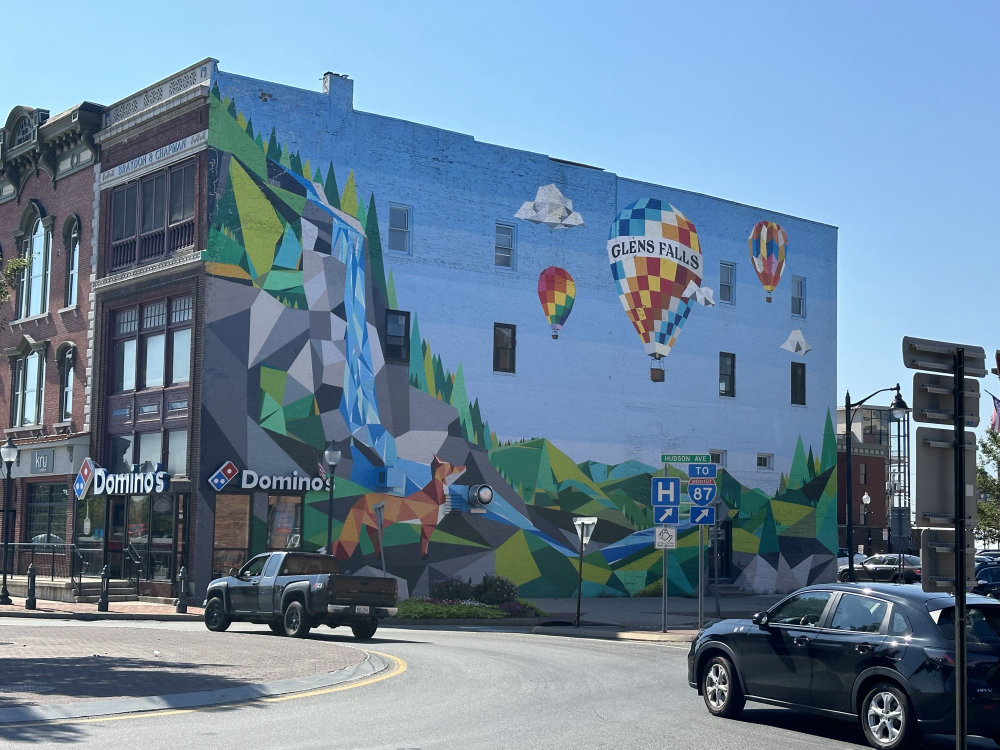 mural in Glens Falls by artist unknown.