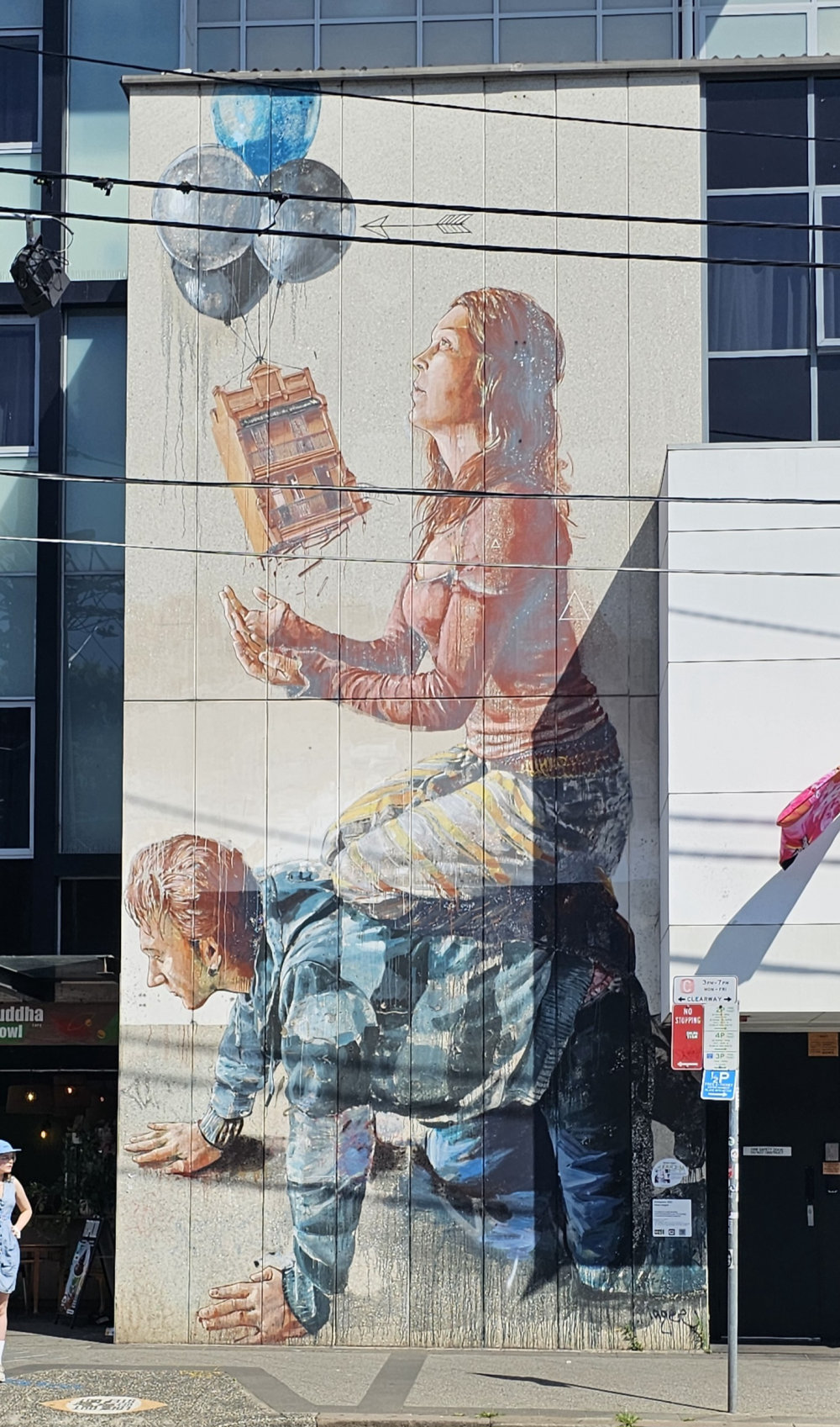 mural in Newtown by artist unknown.