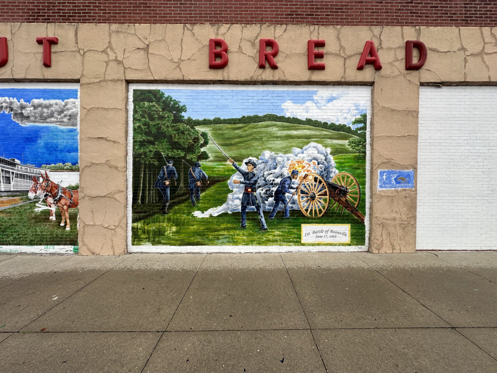 mural in Boonville by artist unknown.