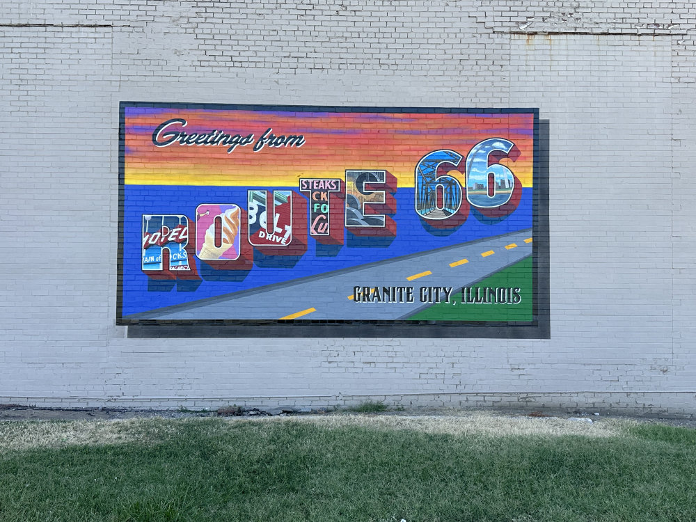 mural in Granite City by artist unknown.