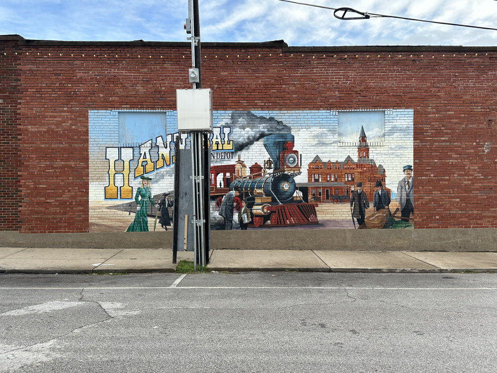 mural in Hannibal by artist unknown.