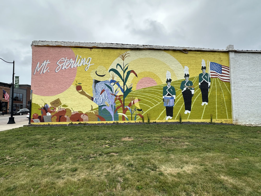 mural in Mount Sterling by artist unknown.