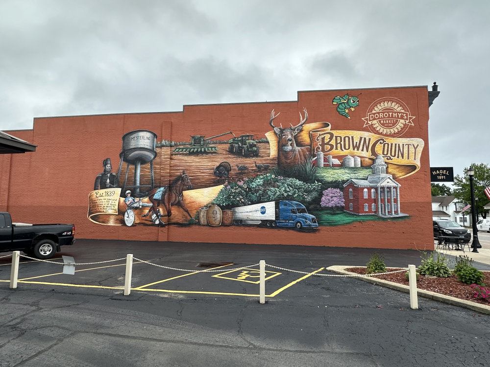 mural in Mount Sterling by artist unknown.