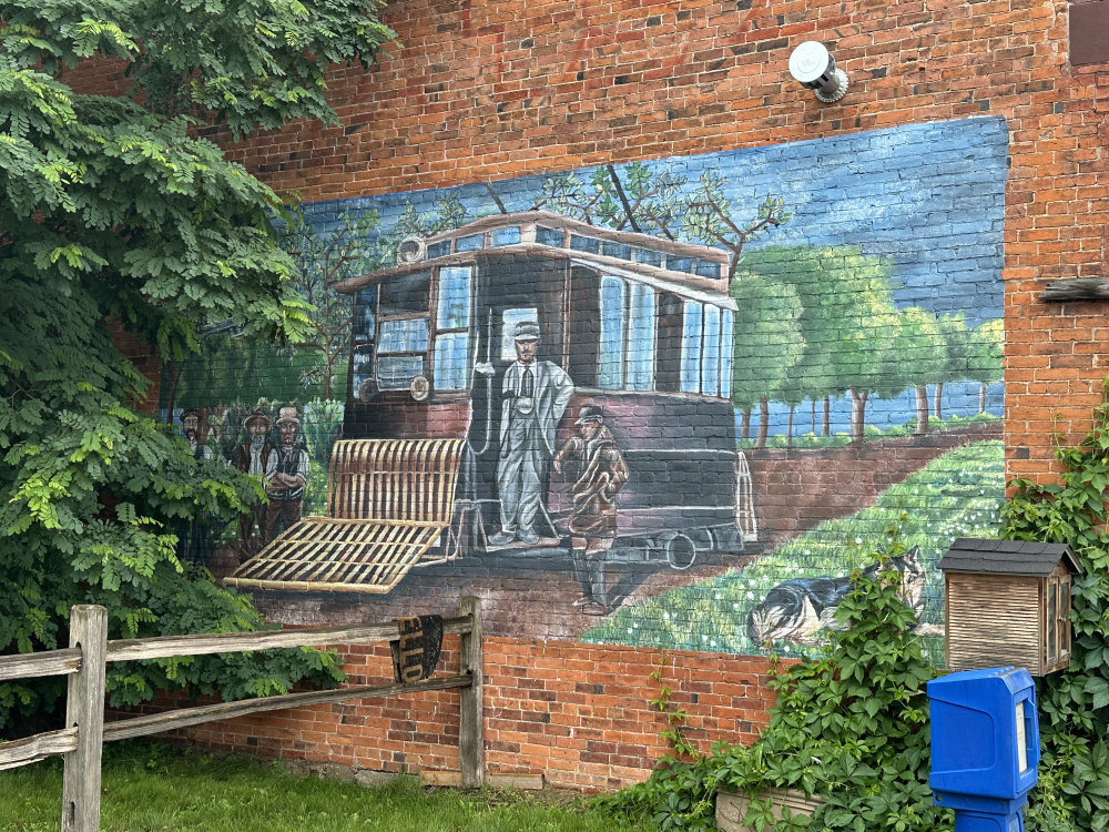 mural in Merrill by artist unknown.