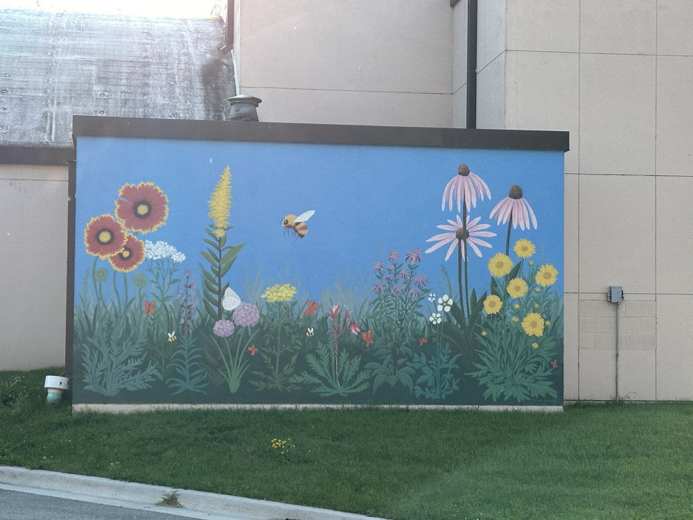 mural in Hawley by artist unknown.