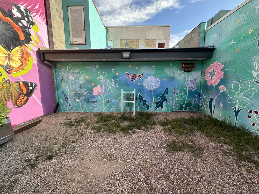 mural in Red Deer by artist unknown.