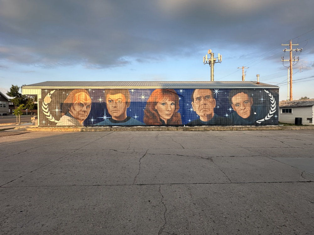 mural in Vulcan by artist unknown.