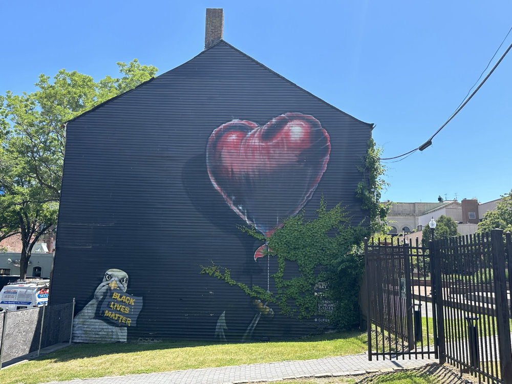 mural in New Bedford by artist unknown.