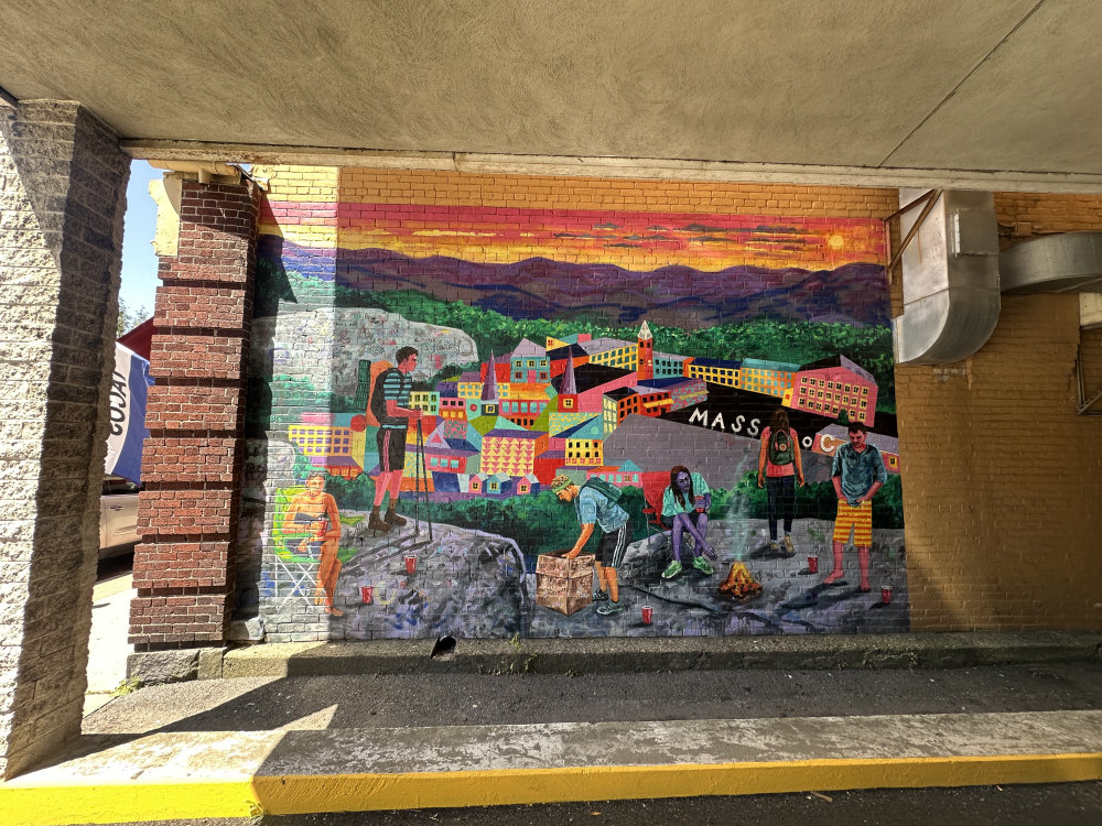 mural in North Adams by artist unknown.