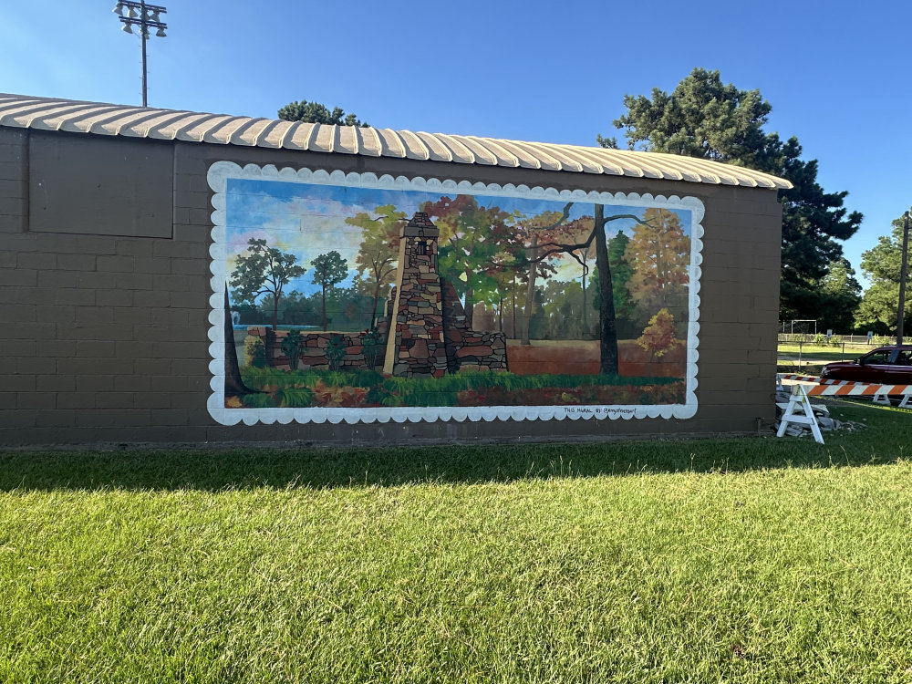 mural in Texarkana by artist unknown.