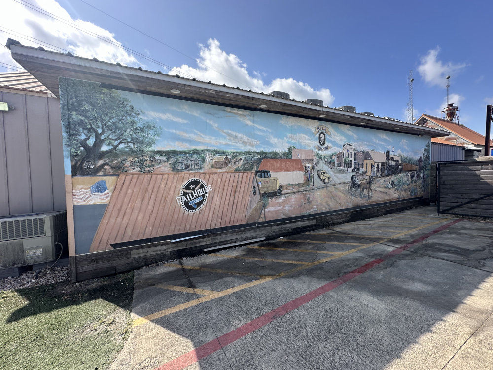 mural in Kyle by artist unknown.