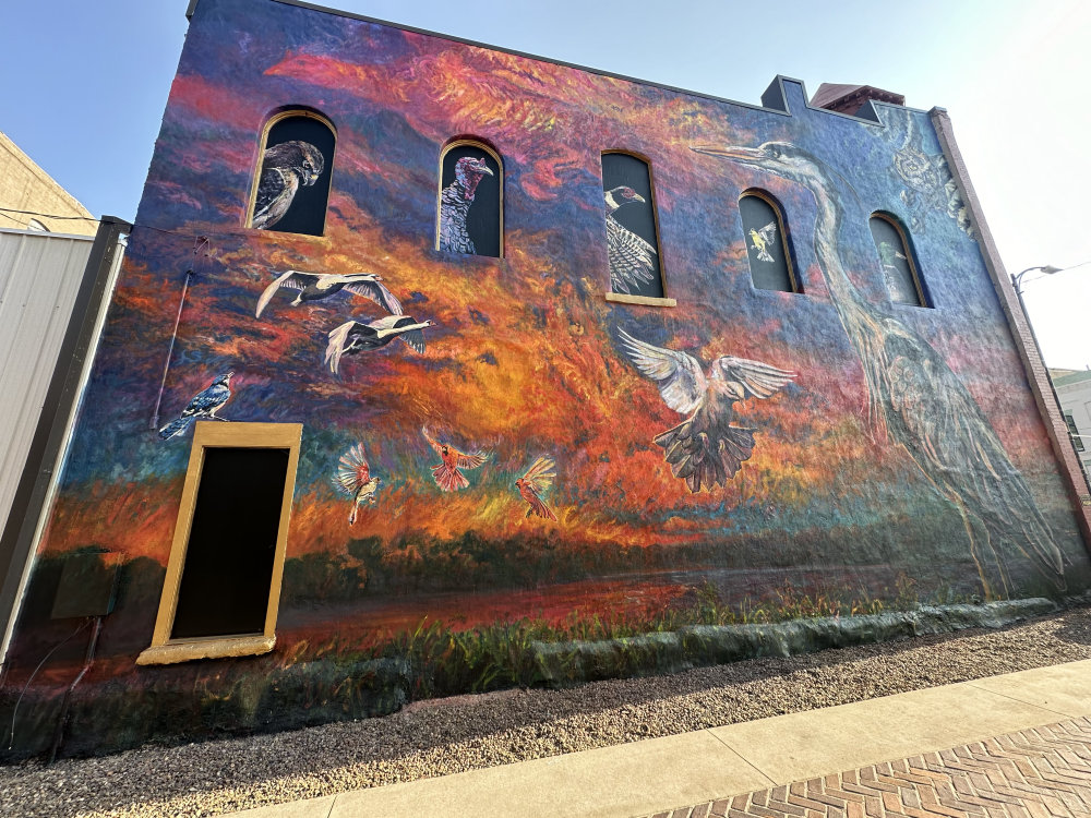 mural in Corning by artist unknown.