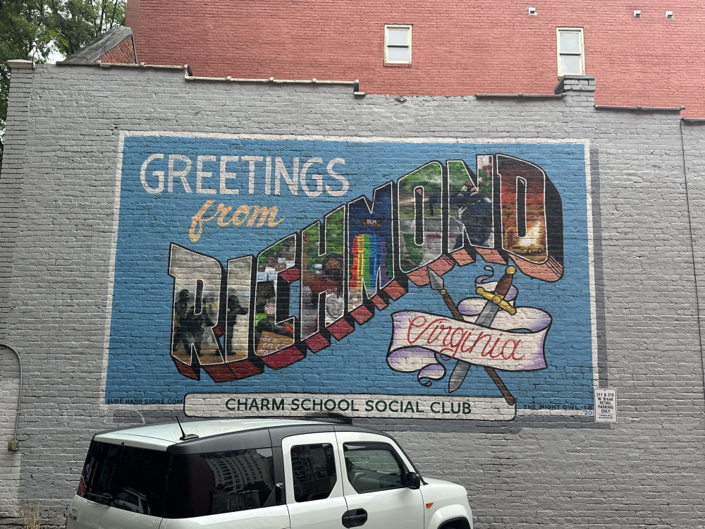 mural in Richmond by artist unknown.