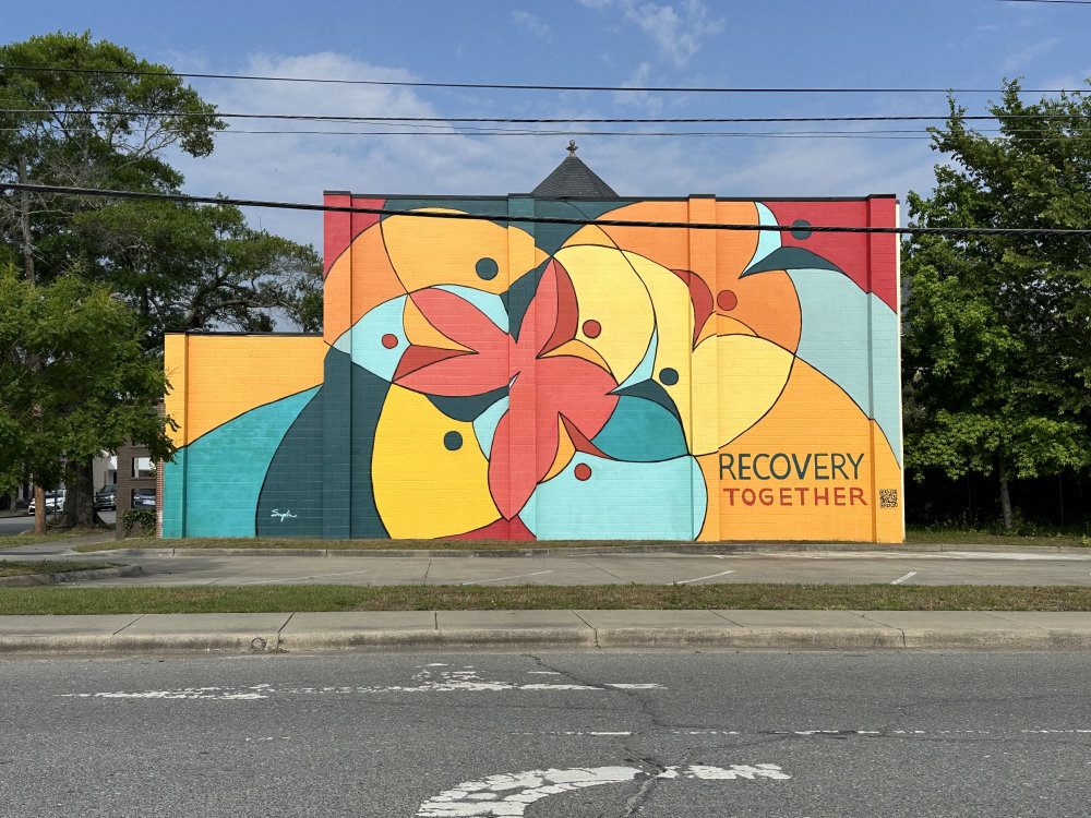 mural in Kinston by artist unknown.