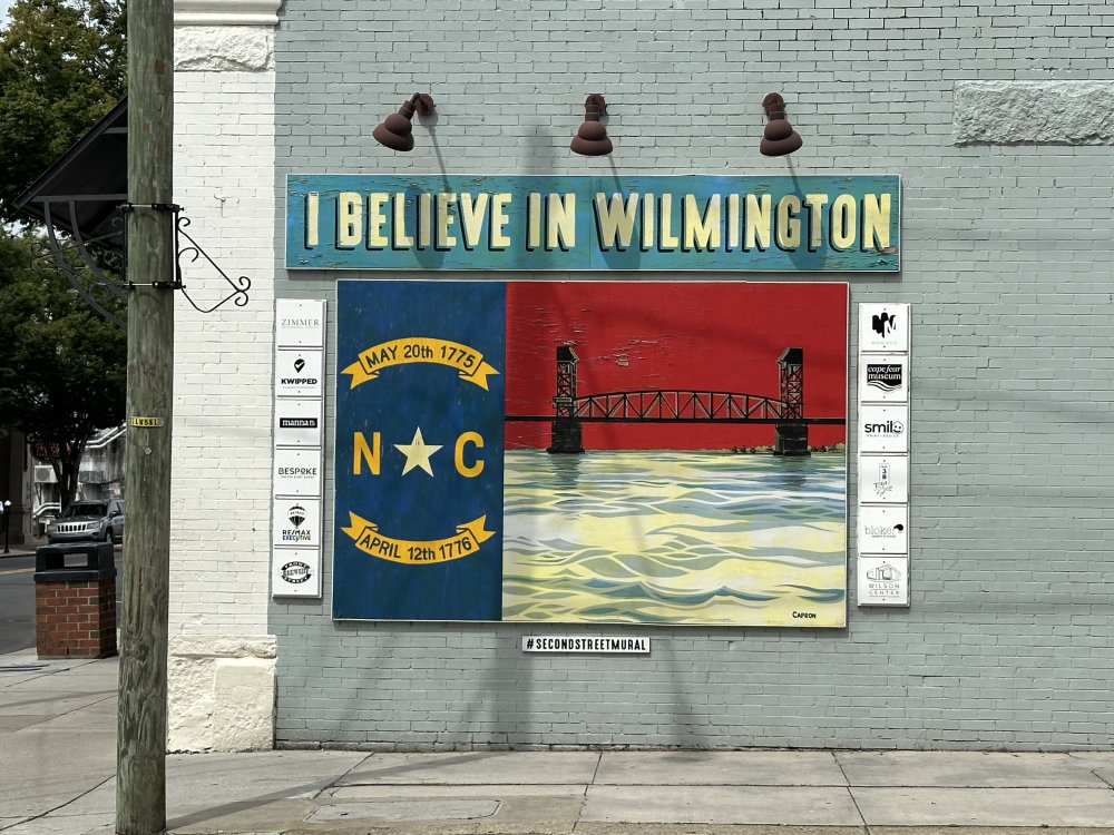 mural in Wilmington by artist unknown.