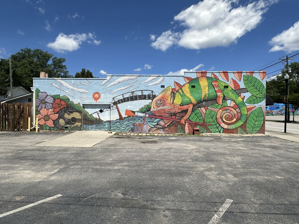 mural in Cayce by artist unknown.