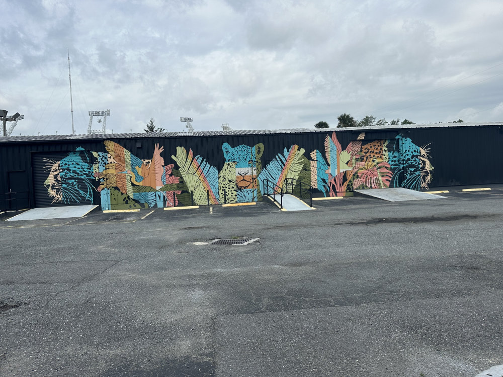 mural in Jacksonville by artist unknown.