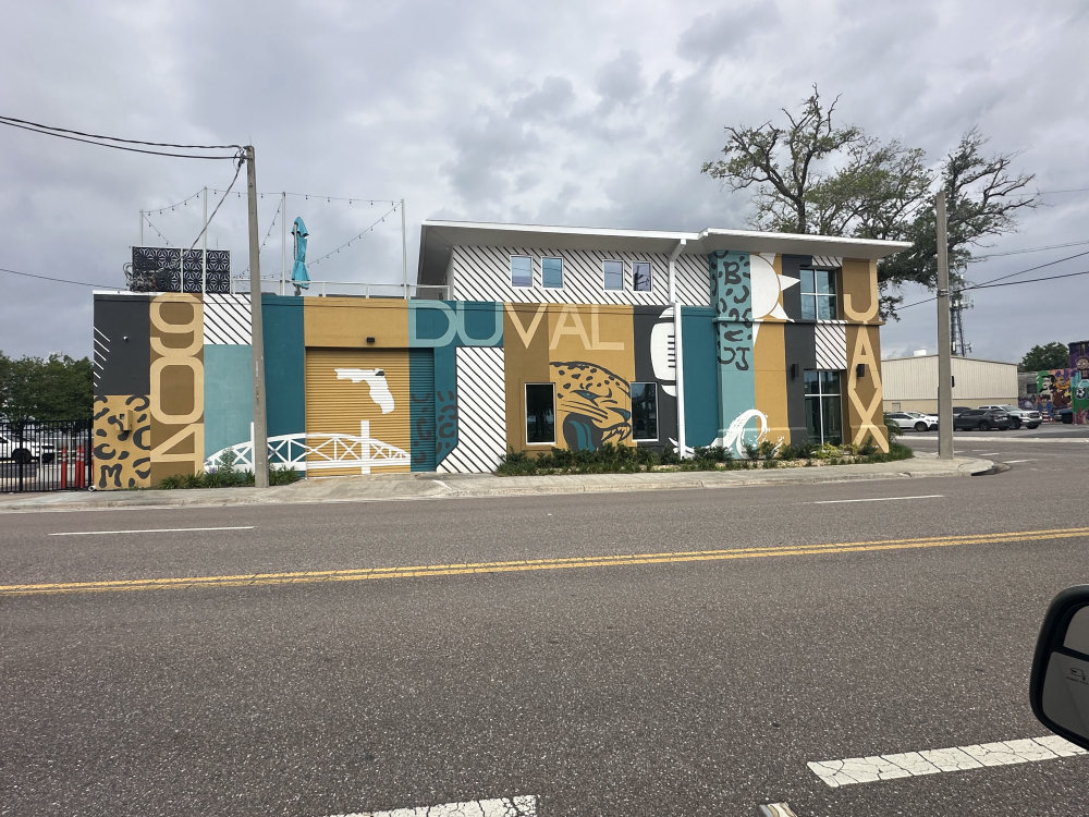 mural in Jacksonville by artist unknown.