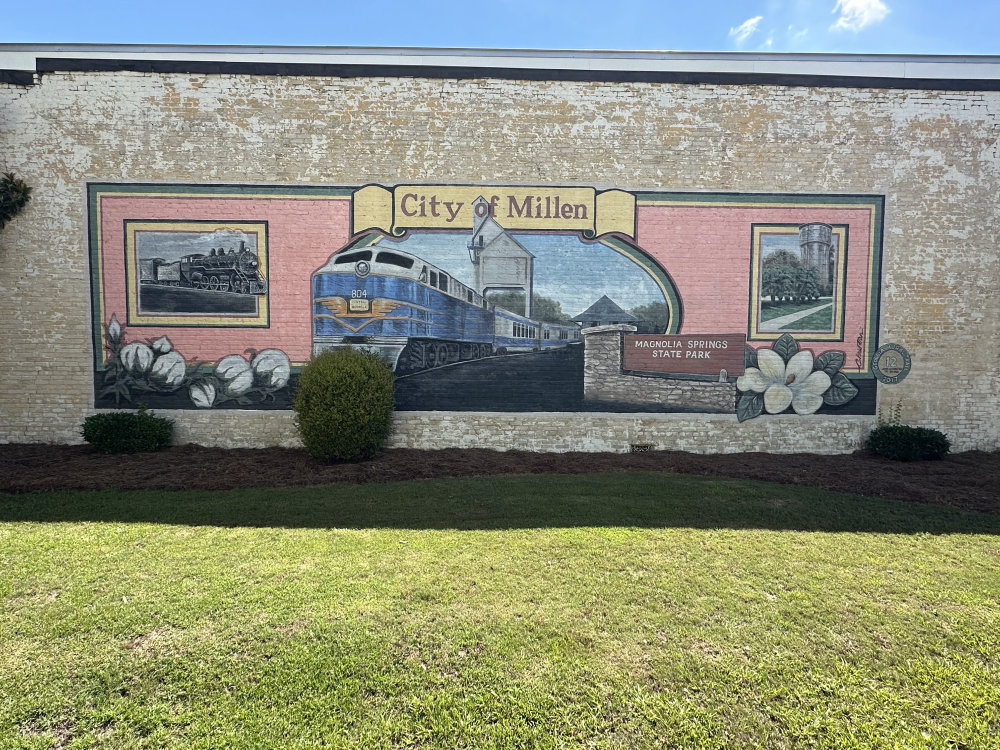 mural in Millen by artist unknown.