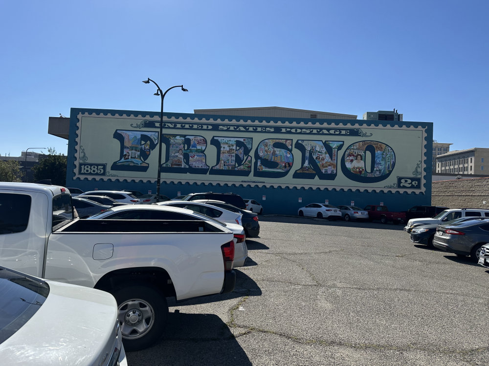 mural in Fresno by artist unknown.