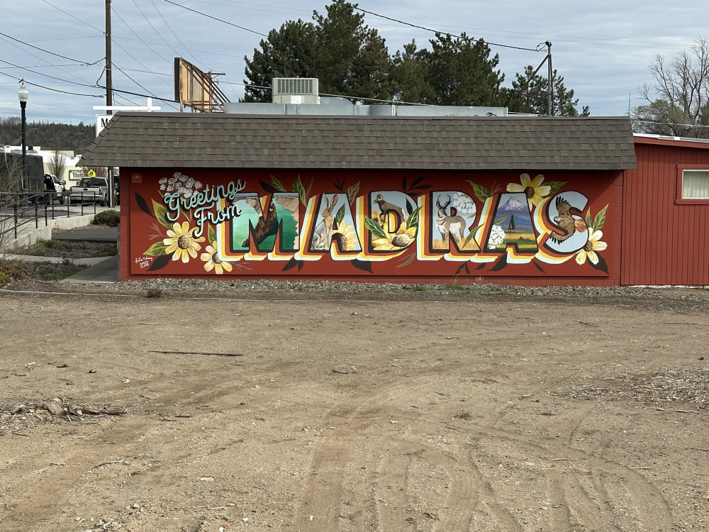 mural in Madras by artist unknown.