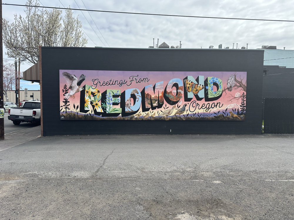 mural in Redmond by artist unknown.